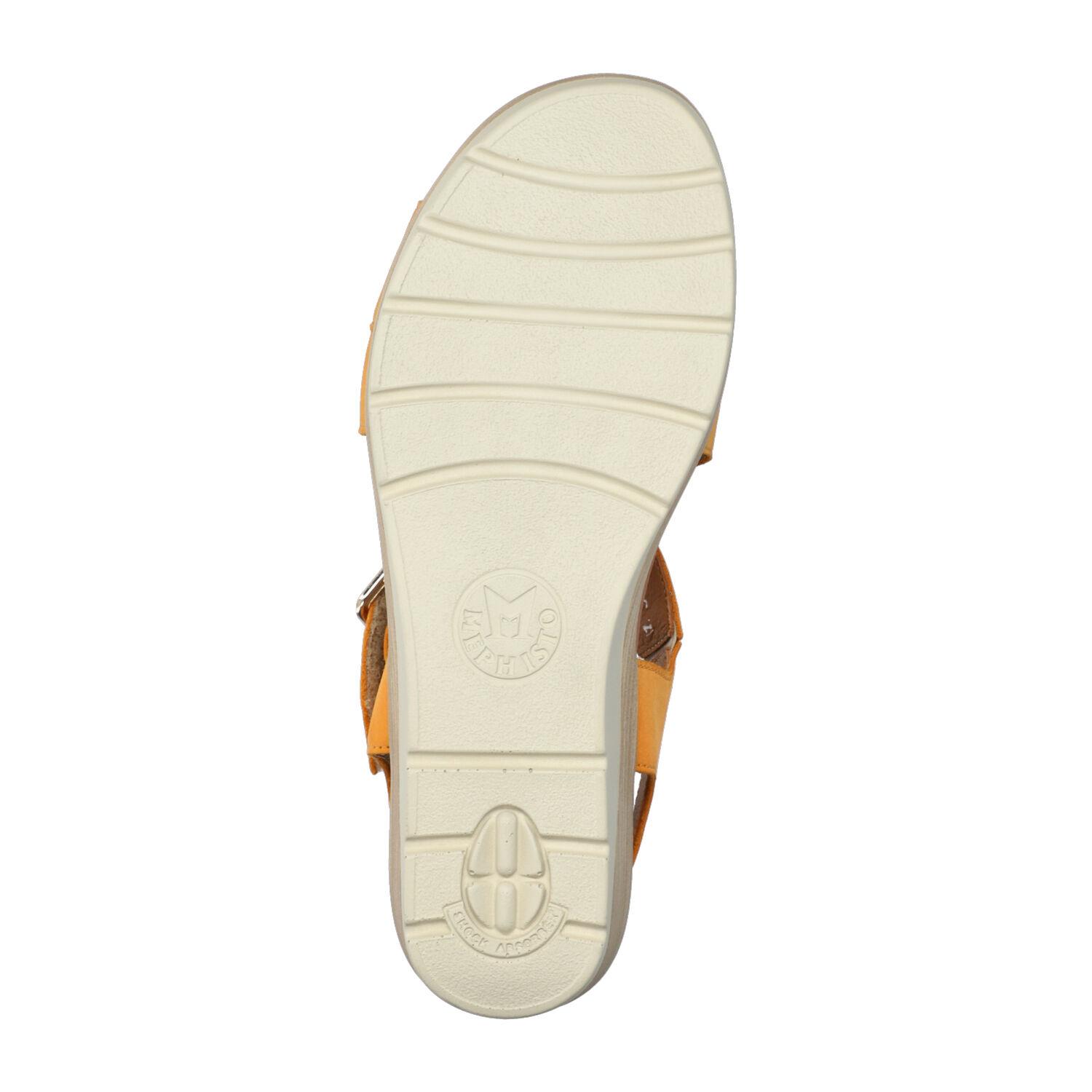 sandales femme modèle Claudine orange - Mephisto